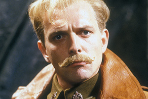 Blackadder. Squadron Leader Lord Flashheart (Rik Mayall). Credit: BBC