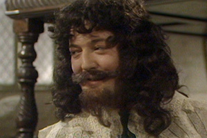 Blackadder. King Charles I (Stephen Fry). Credit: BBC, Comic Relief