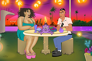 Blind Love On First Date Island