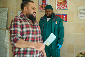 Bloods. Image shows from L to R: Asif (Belal Sabir), Maleek (Samson Kayo)