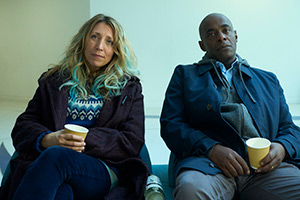 Boat Story. Image shows left to right: Janet (Daisy Haggard), Samuel (Paterson Joseph)