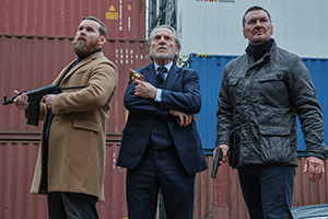 Boat Story. Image shows left to right: Dennis (Rick S Carr), The Tailor (Tchéky Karyo), Guy (Craig Fairbrass)