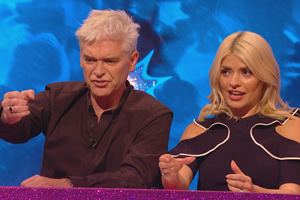 Celebrity Juice. Image shows from L to R: Phillip Schofield, Holly Willoughby