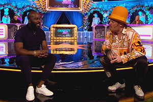 Celebrity Juice. Image shows from L to R: Melvin Odoom, Leigh Francis