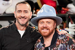 Celebrity Juice. Image shows left to right: Will Mellor, Leigh Francis