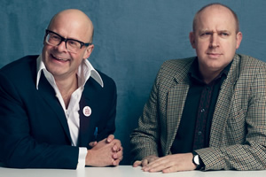 Chain Reaction. Image shows from L to R: Harry Hill, Tim Vine. Copyright: BBC