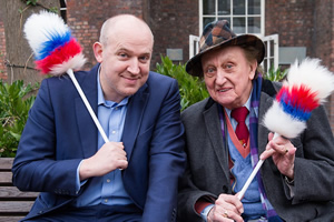 Chain Reaction. Image shows from L to R: Tim Vine, Ken Dodd. Copyright: BBC