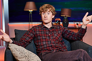 Channel Hopping With Jon Richardson. James Acaster. Copyright: Rumpus Media