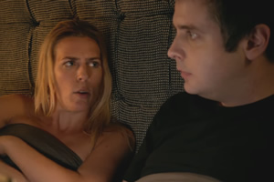 Climaxed. Image shows from L to R: Ella (Sara Pascoe), Sam (Tom Craine). Copyright: BBC