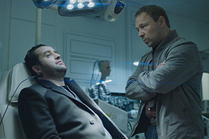 Code 404. Image shows from L to R: DI John Major (Daniel Mays), DI Roy Carver (Stephen Graham)