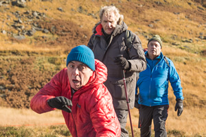 Cold Feet. Image shows from L to R: Adam Williams (James Nesbitt), David Marsden (Robert Bathurst), Pete Gifford (John Thomson)