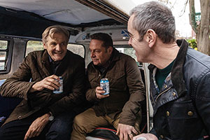 Cold Feet. Image shows from L to R: David Marsden (Robert Bathurst), Pete Gifford (John Thomson), Adam Williams (James Nesbitt)