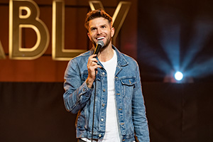 Comedy Against Living Miserably. Joel Dommett