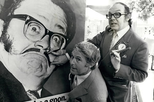 Comedy Legends. Image shows from L to R: Ernie Wise, Eric Morecambe. Copyright: Shutterstock