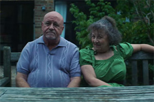 Dating Horror Stories. Image shows left to right: Mike (David Gillespie), Marge (Nicky Goldie)