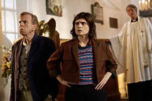 Death Valley. Image shows left to right: John Chapel (Timothy Spall), Janie Mallowan (Gwyneth Keyworth) Death Valley. Image shows left to right: John Chapel (Timothy Spall), Janie Mallowan (Gwyneth Keyworth)