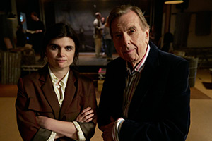 Death Valley. Image shows left to right: Janie Mallowan (Gwyneth Keyworth), John Chapel (Timothy Spall)