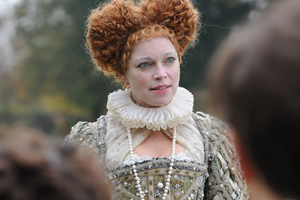 Drunk History. Queen Elizabeth I (Sarah Alexander). Copyright: Tiger Aspect Productions