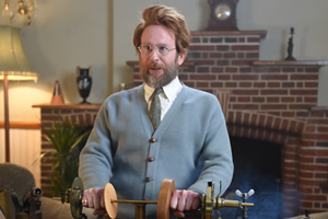 Drunk History. John Logie Baird (Paul Kaye). Copyright: Tiger Aspect Productions