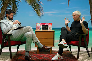 Fin Vs The Internet. Image shows left to right: Fin Taylor, Jamie Laing