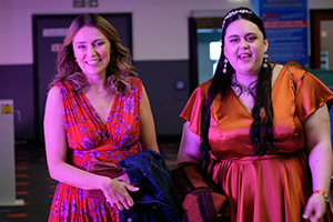 Finding Alice. Image shows from L to R: Alice (Keeley Hawes), Nicola (Sharon Rooney)