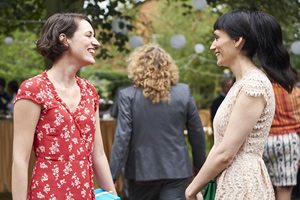 Fleabag. Image shows from L to R: Fleabag (Phoebe Waller-Bridge), Claire (Sian Clifford). Copyright: Two Brothers Pictures