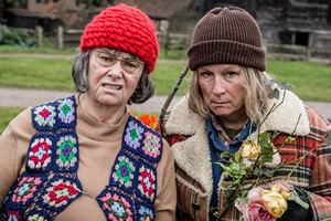 French And Saunders. Image shows from L to R: Dawn French, Jennifer Saunders