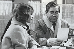 Hancock. Image shows from L to R: Nurse Rawlings (Judith Stott), Tony Hancock (Tony Hancock)