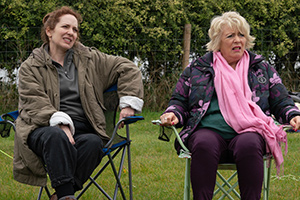 Here We Go. Image shows from L to R: Rachel (Katherine Parkinson), Sue (Alison Steadman)