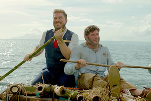 High & Dry. Image shows from L to R: Brett (Marc Wootton), Douglas (Harry Peacock)