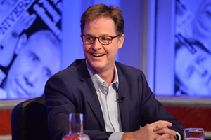 Have I Got News For You. Nick Clegg. Copyright: Hat Trick Productions