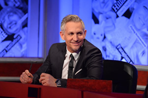 Have I Got News For You. Gary Lineker. Copyright: Hat Trick Productions