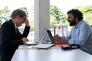 Hold The Front Page. Image shows left to right: Josh Widdicombe, Nish Kumar