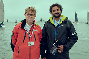 Hold The Front Page. Image shows left to right: Josh Widdicombe, Nish Kumar