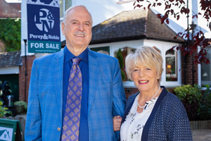 Hold The Sunset. Image shows from L to R: Phil (John Cleese), Edith (Alison Steadman)