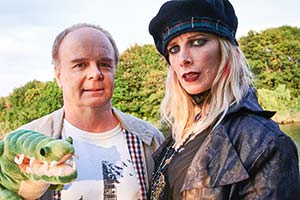 Hold The Sunset. Image shows from L to R: Roger (Jason Watkins), Georgie (Shauna MacDonald)