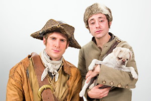 Horrible Histories. Image shows from L to R: Tom Stourton, Ryan Sampson