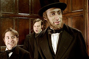 Horrible Histories. Image shows from L to R: Ryan Sampson, Tom Palmer, Richard David-Caine