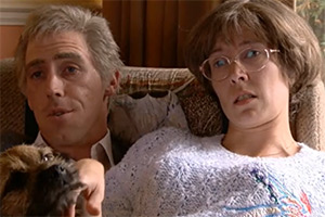 Human Remains. Image shows left to right: Tony (Rob Brydon), Beverlee (Julia Davis)