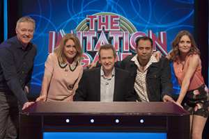 The Imitation Game. Image shows from L to R: Rory Bremner, Jan Ravens, Alexander Armstrong, Anil Desai, Debra Stephenson