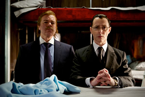 Inside No. 9. Image shows from L to R: Jorg (Steve Pemberton), Maxwell (Reece Shearsmith). Copyright: BBC