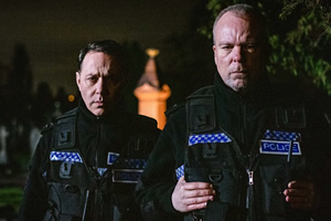 Inside No. 9. Image shows from L to R: S/PC Varney (Reece Shearsmith), PC Thompson (Steve Pemberton)