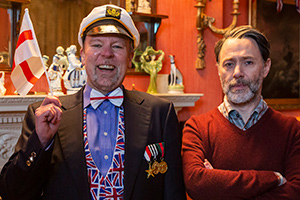 Inside No. 9. Image shows from L to R: Mick (Steve Pemberton), Brian (Reece Shearsmith)