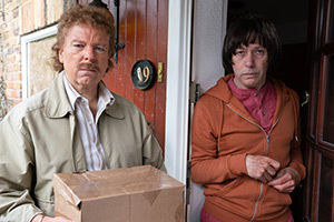 Inside No. 9. Image shows from L to R: Mr Blenkin (Steve Pemberton), Ronnie (Reece Shearsmith)