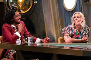 The Island. Image shows from L to R: Ahir Shah, Sara Pascoe