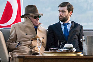 Jack Whitehall: Travels With My Father. Image shows from L to R: Michael Whitehall, Jack Whitehall. Copyright: Cave Bear Productions