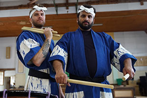 Joel & Nish Vs The World. Image shows from L to R: Joel Dommett, Nish Kumar. Copyright: Rumpus Media