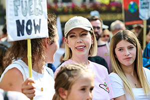 Katherine Ryan: Parental Guidance. Image shows left to right: Katherine Ryan, Violet Ryan