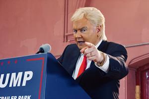 Keith Lemon: Coming In America. Donald Trump (Eamonn Holmes). Copyright: Talkback