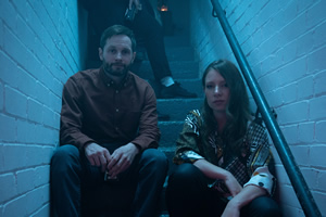 Ladhood. Image shows from L to R: Liam (Liam Williams), Penelope (Celeste Dring)